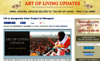 artoflivingupdates.artoflivinguniverse.org