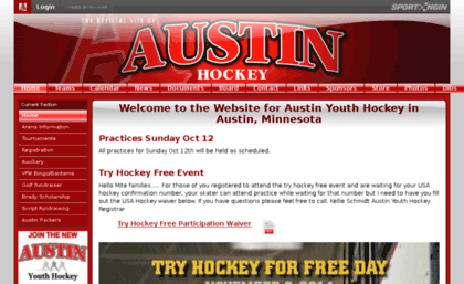 austinyouthhockey.org