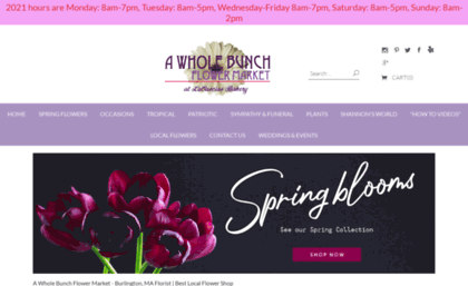 awholebunchflowermarket.com