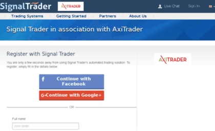 axitrader.signaltrader.com