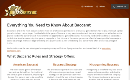 baccaratrulesandstrategy.com