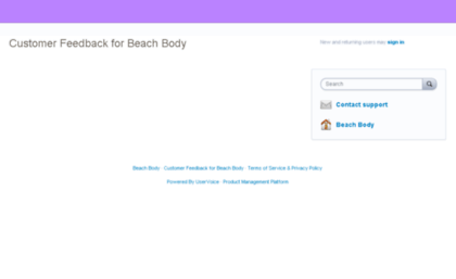 beachbody.uservoice.com