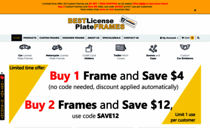 bestlicenseplateframes.com