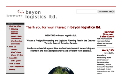 beyonlogistics.com