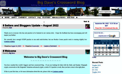 Crosswords – Big Dave's Crossword Blog