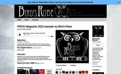 birdsrobe.bandcamp.com