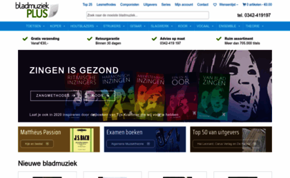 bladmuziekplus.nl