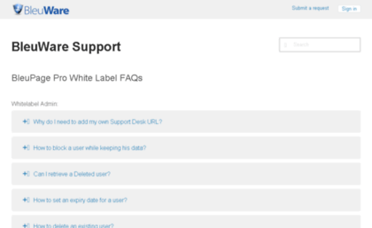 bleuware.zendesk.com