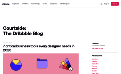 blog.dribbble.com