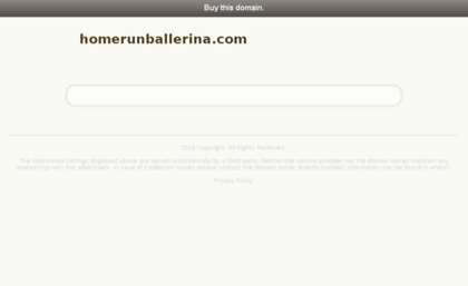 blog.homerunballerina.com