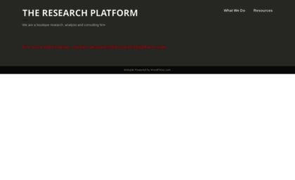 blog.theresearchplatform.com