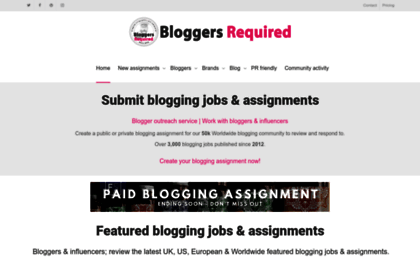 bloggersrequired.com