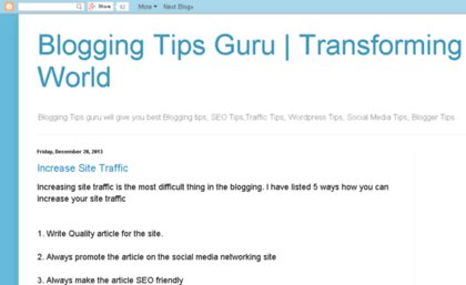 bloggingtipsguru.in