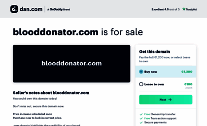 blooddonator.com