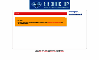 bluediamondtours.tourstogo.com.au