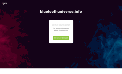 bluetoothuniverse.info