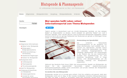 blutspende-plasmaspende.de