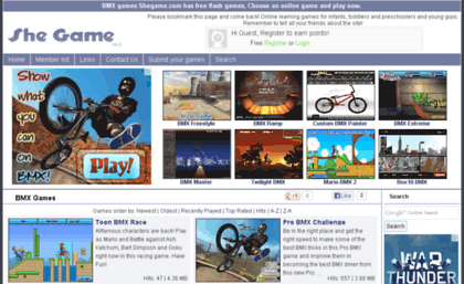 bmx-games.shegame.com
