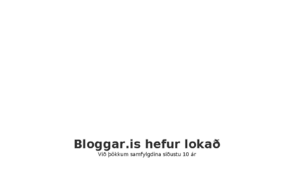 boggabloggar.bloggar.is