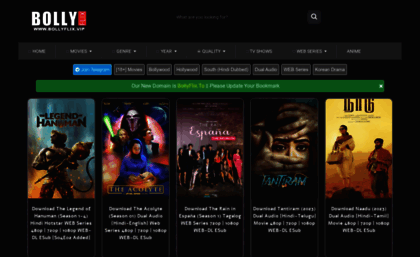Bollyflix.city website. BollyFlix Official Site, Bolly Flix, 300MB