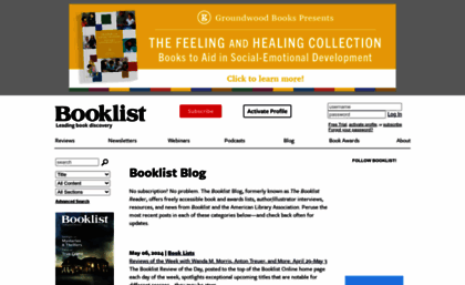 booklistreader.com