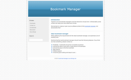 bookmarkmanager.sourceforge.net