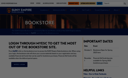 bookstore.esc.edu