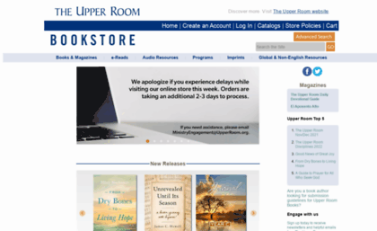 Bookstore Upperroom Org Website The Upper Room