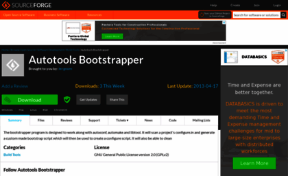 bootstrapper.sourceforge.net