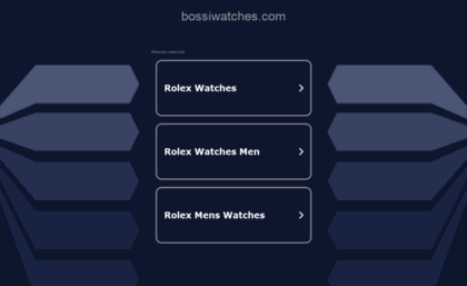 bossiwatches.com