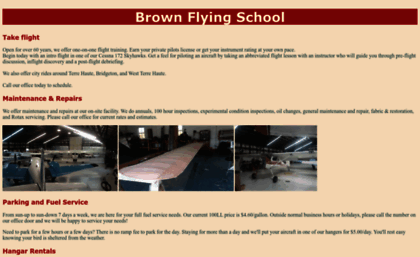 brownflyingschool.com