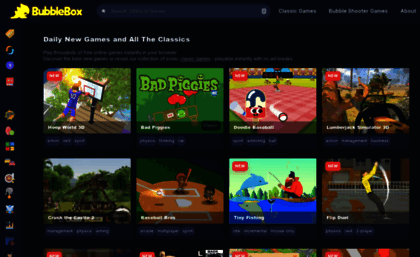 Bubblebox.com website. Bubblebox - prepare to play the best free online ...