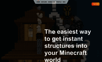 Buildpaste.net website. Build your dream Minecraft world with 3900 ...