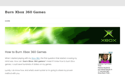 burnxbox360games.com