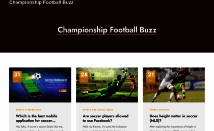 buzzinchampionshipfootball.co.uk