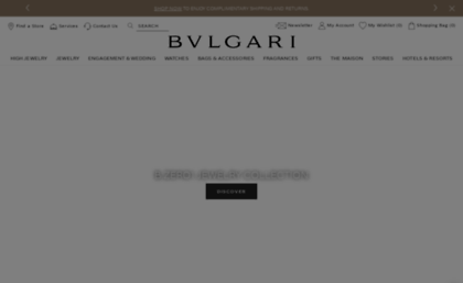 bulgari italian website