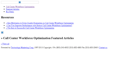 call-center-workforce-optimization.tmcnet.com