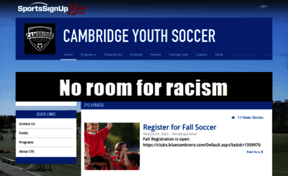 cambridgeyouthsoccer.org