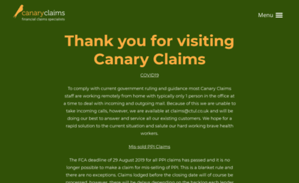 canaryclaims.co.uk