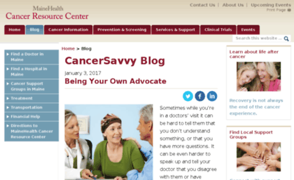 cancersavvy.mainehealthcancer.org
