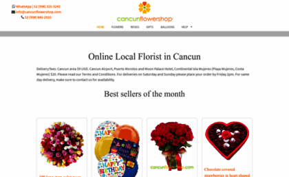 cancunflowershop.com