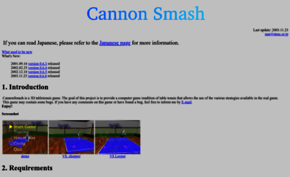 cannonsmash.sourceforge.net