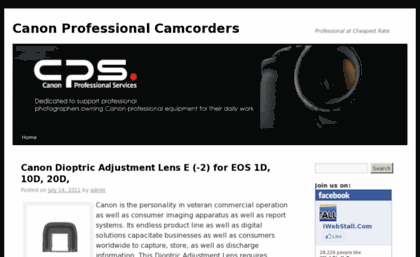canonprofessionalcamcorders.com