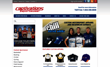 captivationssportswear.com