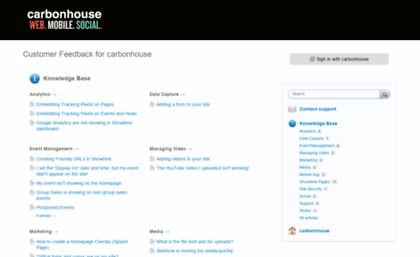 carbonhouse.uservoice.com