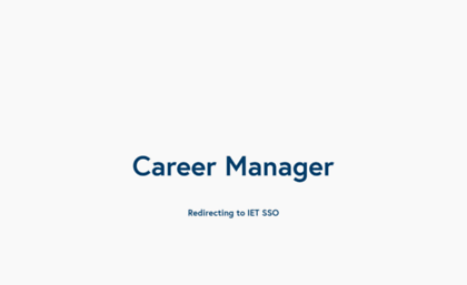 career-manager.theiet.org