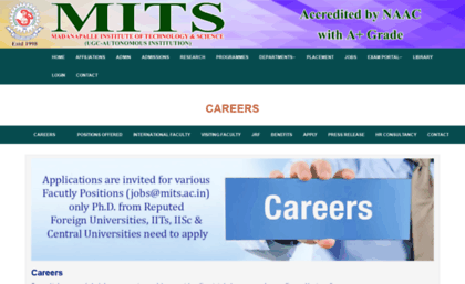 careers.mits.ac.in