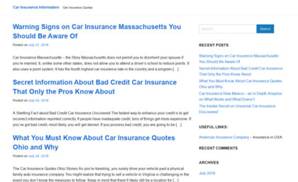 carinsurancequotesinformation.com
