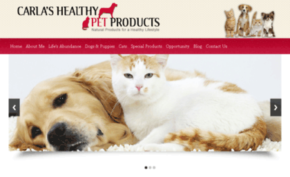 carlashealthypetproducts.com