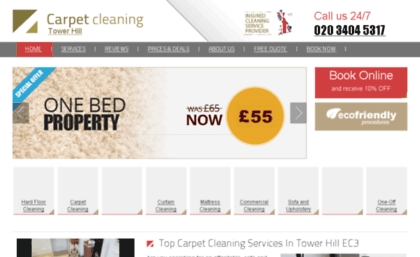 carpetcleaningtowerhill.co.uk